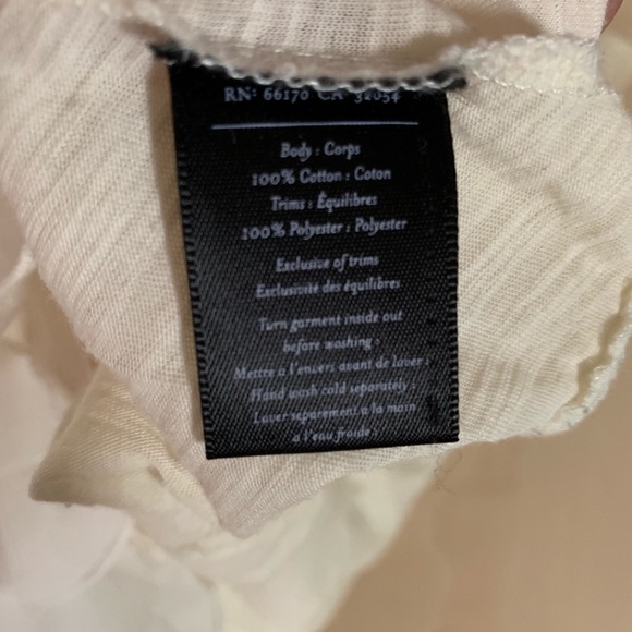 Sold Anthro Deletta Graces Ruffle Tank Top SZ S - Picture 5 of 8